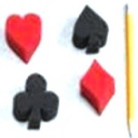 Palos de Esponja Poker Set de 4