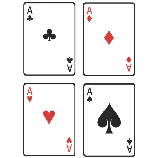 Nº 157 Póquer de ases con vídeo explicativo trucos de magia juegos coleccionables