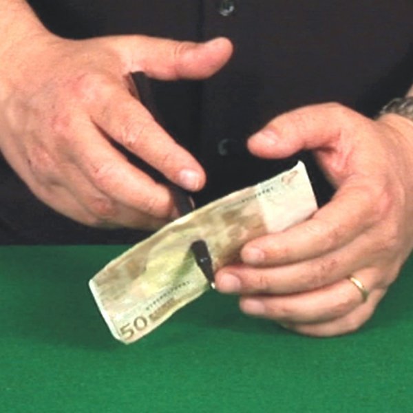 Nº 20 Billete atravesado con vídeo explicativo trucos de magia juegos coleccionables