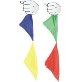 Nº 58 Pañuelos cambio de color seda con vídeo explicativo trucos de magia juegos coleccionables