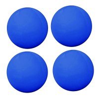 Set de 4 bolas 2.5 cm. azules de esponja de baja densidad