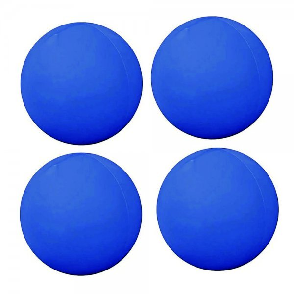 Set de 4 bolas 2.5 cm. azules de esponja de baja densidad