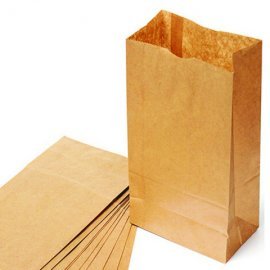 Pack 15 uni. bolsa papel americano 18X11X35