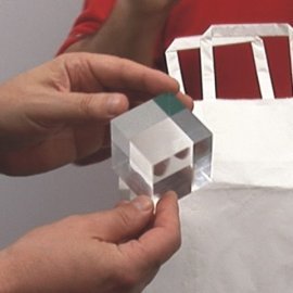 El cubo de cristal con explicaciones en vídeo
