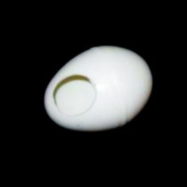 Huevo de plástico con hueco