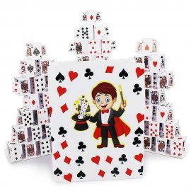 Producción de castillos de cartas